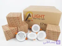 پنل LED سقفی 12 وات ALIGHT | گارانتی 18 ماه — فروش عمده از پارس الکتریک البرز