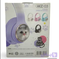 هدست بلوتوثی CAT مدل AKZ 03 رنگ صورتی و آبی