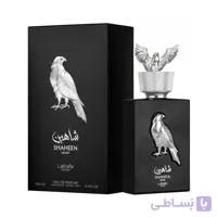 ادوپرفیوم شاهین لطافه اورجینال LATTAFA SHAHEEN مشترک مردانه و زنانه با رایحه کرید اونتوس - عطر ادکلن لطافه پراید شاهین سیلور