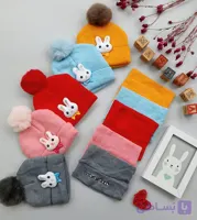 شال و کلاه رینگ نوزادی (408066)