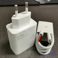 شارژر اصلی فست شارژ ۶۷ واتی شیائومی Xiaomi 67W به همراه کابل