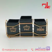 جا قاشقی ۳ قلو مشکی