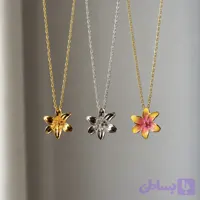 گردنبند لیلیوم طرح طلا 🌸✨