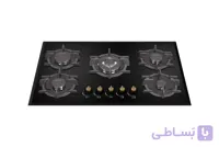 گاز توکار پنج شعله شیشه سکوریت برند آریس مدل G510