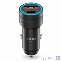 شارژر فندکی 48وات زیکو دو پورت فست شارژ