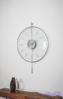 ساعت دیواری مدرن لارا مشکی پاندول دار🩶
