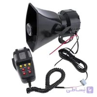 آژیر پلیسی ۷ صدا میکروفون دار مدل LE808