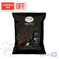شکلات ترافل تلخ پینک Pink Dark Truffle | شکلات پذیرایی خاص در شکلاتیشو