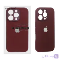 قاب اورجینال PVD ضدخش Magic Mask مدل Apple iPhone 16 Pro - زرشکی (پک دار)