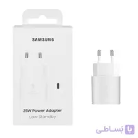 شارژر اصلی SAMSUNG 25W T2510 ( فست و PD) سفید و مشکی(گارانتی 18 ماهه شرکتی)