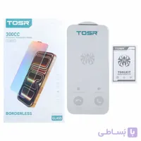 محافظ صفحه نمایش شیشه ای اورجینال TOSR بدون حاشیه Apple iPhone 17 Pro (پک دار)