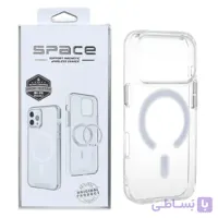 قاب اورجینال Space شفاف Magsafe مدل Apple iPhone 16 Pro (پک دار)