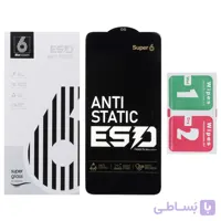 محافظ صفحه نمایش شیشه ای Full Cover ESD Anti Static - Super 6 OG مدل Apple iPhone 11 Pro Max / iPhone X Max / iPhone Xs Max (پک دار)