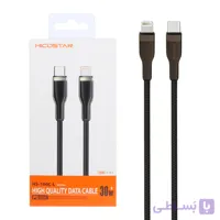 کابل شارژ PD و فست Hicostar Type-C to Lightning مدل HS-106C-L 30W - مشکی