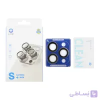محافظ لنز رینگی اورجینال LITO شابلون دار Apple iPhone 16 Pro Max / 16 Pro - مشکی (پک دار)