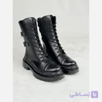 بوت ساق بلند مشکی سگک دار 37 تا 40