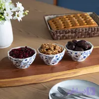 پیاله ماست خوری شکوفه آبی