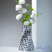 گلدان اهورا شکوفه آبی