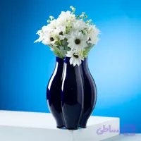 گلدان لاله آبی کهربایی