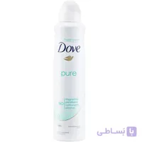 اسپری ضد تعریق زنانه داو مدل Pure حجم 150 میلی لیتر