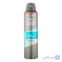 اسپری ضد تعریق مردانه داو مدل Clean comfort حجم 250 میلی لیتر