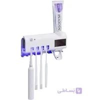 جا مسواکی هوشمند آنتی باکتریال با دستگاه ضدعفونی کننده