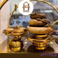 سرویس پذیرایی چوبی خمره ای مدل لیلیوم