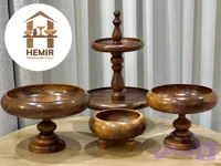 ست پذیرایی چوبی خمره ای