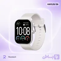 ساعت هوشمند هایلو Haylou S6 نمایشگر ۲.۰۱ اینچ مکالمه بلوتوثی پایش سلامت ضدآب IP68 و باتری ۲۰ روزه