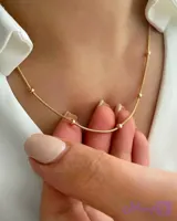 گردنبند ماری توپی استیل