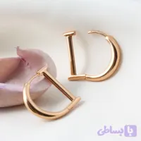 گوشواره ایینه ای ژوپینگ حرف D