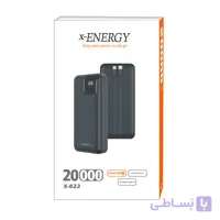 پاوربانک ایکس انرژی مدل X-822 22.5W ظرفیت 20000 میلی آمپر ساعت