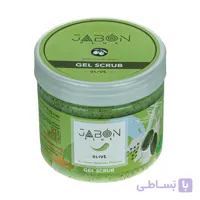 ژل اسکراب لایه بردار پوست ژبن پلاس مدل Olive وزن 750 گرم
