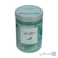 اسکراب شکری لایه بردار پوست ژبن پلاس مدل Green Apple وزن 900 گرم