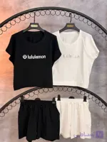 ست تیشرت و شورتک lululemon(عمده)