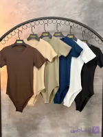 بادی یقه گرد آستین کوتاه مهلا(عمده)