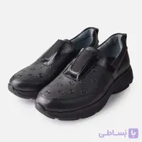 کفش زنانه مشکی Nera Comoda | کفش راحتی کشی تین‌بانی