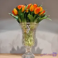 دسته لاله لمسی نارنجی