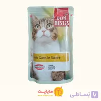 پوچ گربه باطعم مرغ و اردک در سس دین بست ۱۰۰گرمی