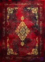فرش ماشینی وینتیج کیان مدل هرمان لاکی ۱۲۰۰ شانه
