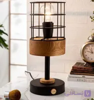 چراغ خواب فلری چوبی