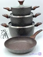 سرویس قابلمه 7 تکه جنس نانو گرانیت