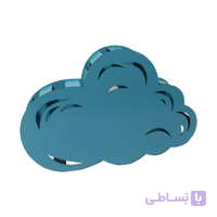 چراغ دیواری طرح ابر کد B115