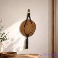 نگهدارنده کلاه مکرومه دیواری دست ساز مدل mcrks - تعمیر چرم صندلی چرم داشبورد مبل چرم تعمیرات مبلمان ترمیم چرم خودرو داشبورد ماشین