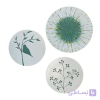 بشقاب دیوارکوب سفالی نقاشی مدل 018b بسته 3 عددی - تعمیر چرم صندلی چرم داشبورد مبل چرم تعمیرات مبلمان ترمیم چرم خودرو داشبورد ماشین