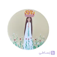 بشقاب دیوارکوب سفالی طرح دختر مدل B66S  - تعمیر چرم صندلی چرم داشبورد مبل چرم تعمیرات مبلمان ترمیم چرم خودرو داشبورد ماشین