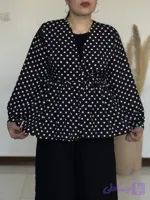 شومیز تک خالدار