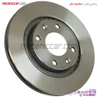 دیسک ترمز چرخ جلو پژو ۲۰۶ تیپ 5 ایساکو (پک دو عددی)