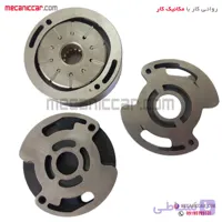 اسیابک پمپ هیدرولیک (پشت گرد 2 پیچ ) کامل (ماه و ستاره) پژو 206 و 405 و پارس و سمند