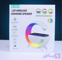 اسپیکر بلوتوثی و شارژر وایرلس مدل BT2301 با توان ۵ وات
